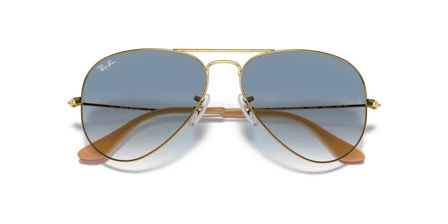 Ray-Ban - RB3025 - Aviator large metal - 001/3F - Oro arista - immagine 5