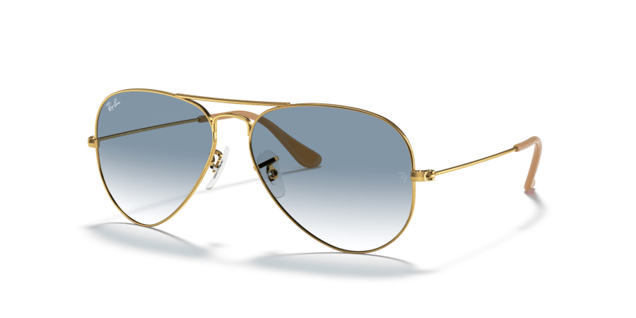 Ray-Ban - RB3025 - Aviator large metal - 001/3F - Oro arista