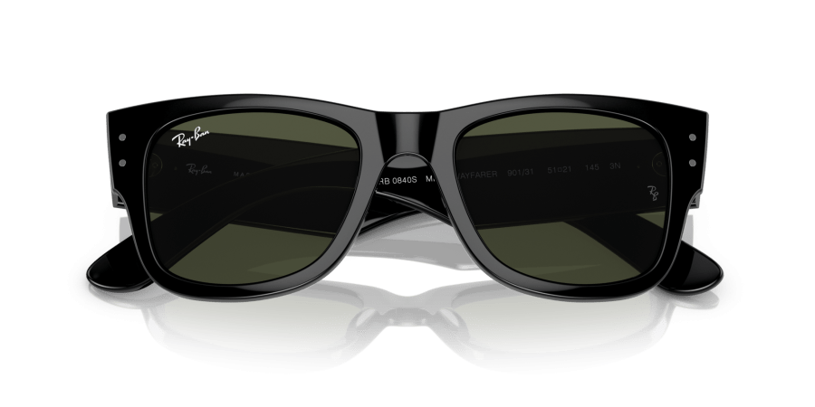 Ray-Ban - RB0840S - Mega wayfarer - 901/31 - Nero - immagine 6