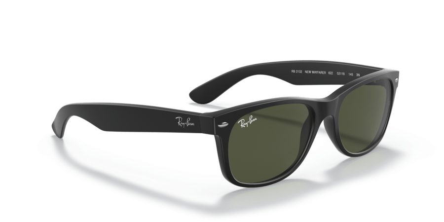 Ray-Ban - RB2132 - New wayfarer - 622 - Gomma nera - immagine 3