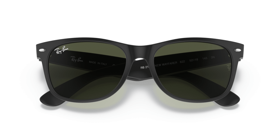 Ray-Ban - RB2132 - New wayfarer - 622 - Gomma nera - immagine 6