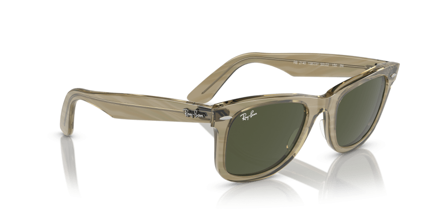 Ray-Ban - RB2140 - Wayfarer - 138731 - Fotocromatiche grigie a righe - immagine 8