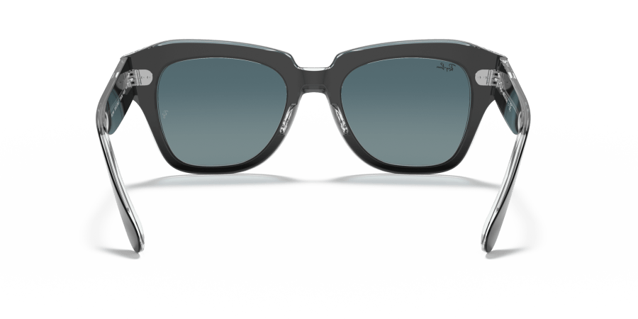 Ray-Ban - RB2186 - State street -  12943M - Nero su trasparente - immagine 4