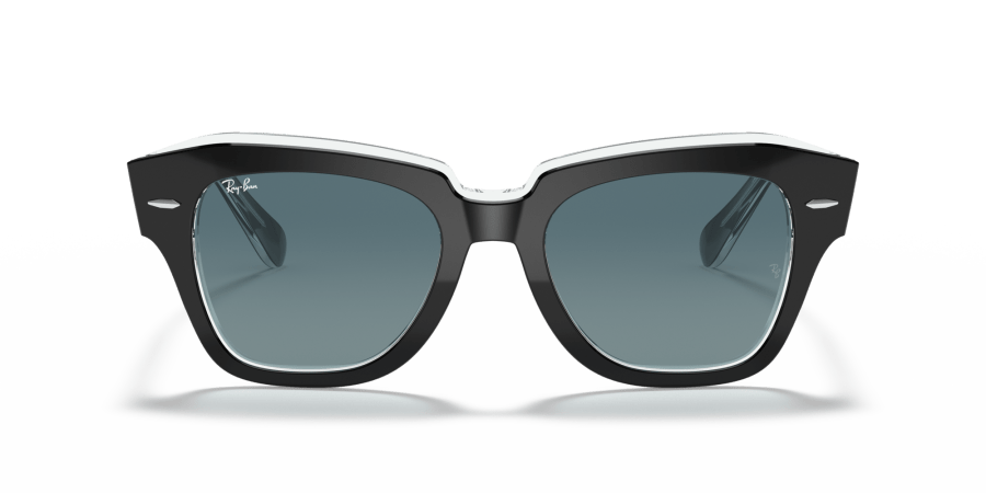 Ray-Ban - RB2186 - State street -  12943M - Nero su trasparente - immagine 2