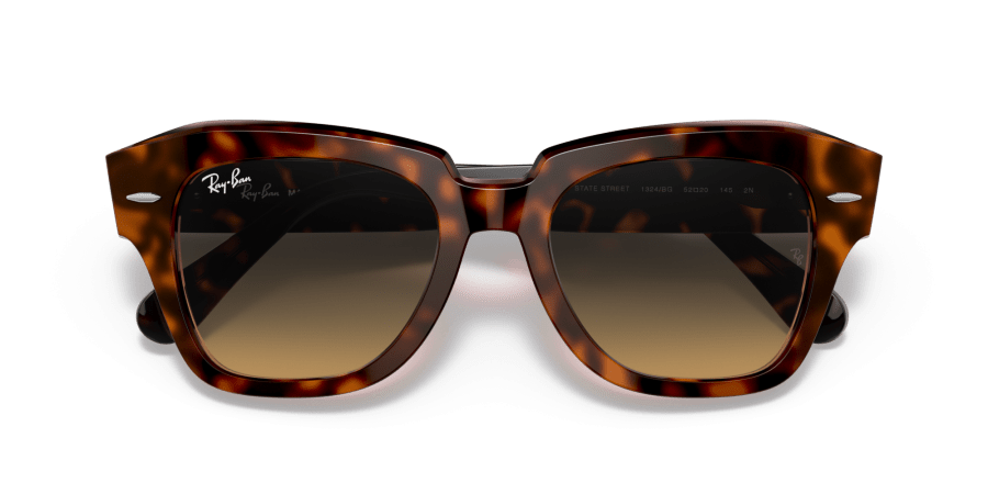 Ray-Ban - RB2186 - State street -  1324BG - Havana su rosa trasparente - immagine 6