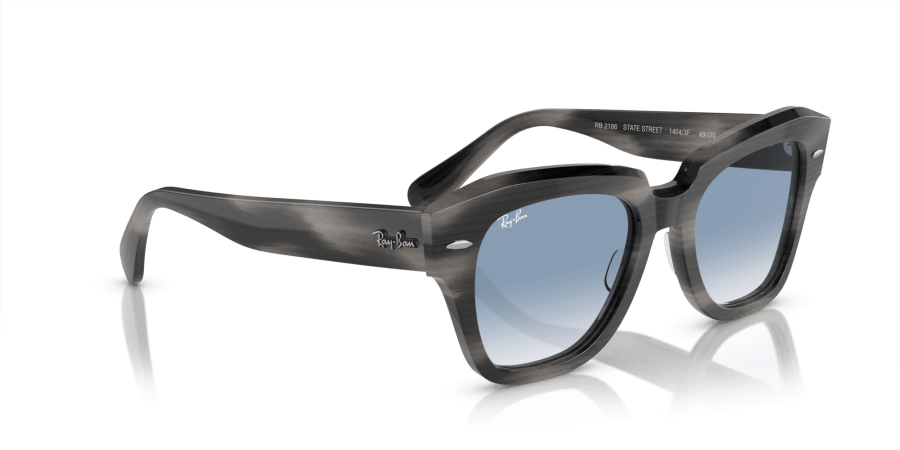 Ray-Ban - RB2186 - State street -  14043F - Striato grigio - immagine 3