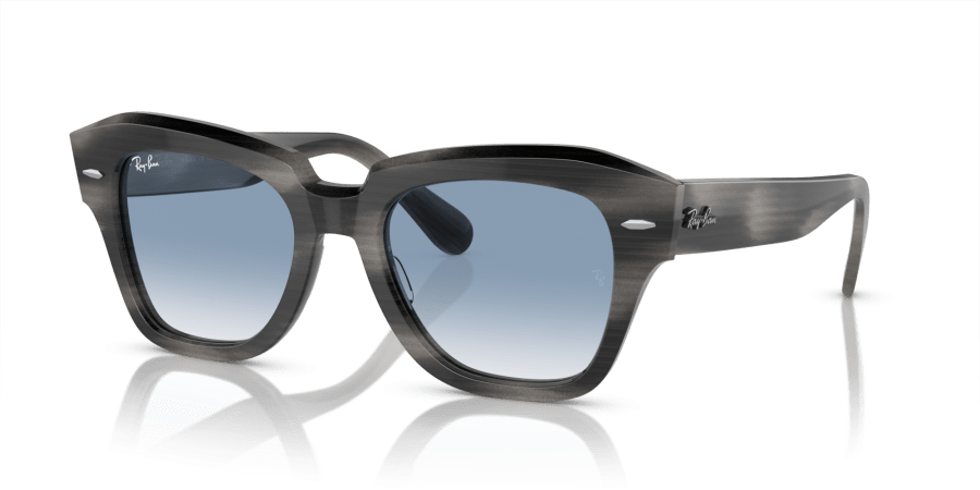 Ray-Ban - RB2186 - State street -  14043F - Striato grigio