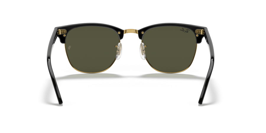 Ray-Ban - RB3016 - Clubmaster - W0365 - Nero su oro - immagine 4