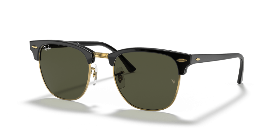 Ray-Ban - RB3016 - Clubmaster - W0365 - Nero su oro