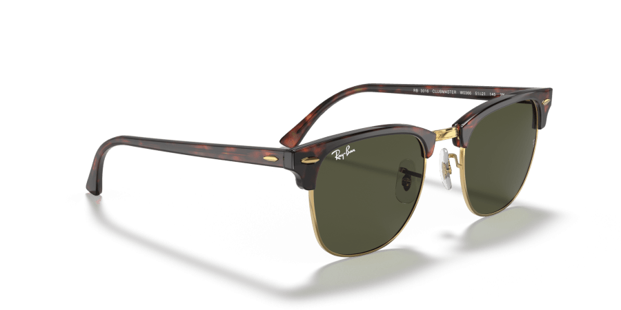 Ray-Ban - RB3016 - Clubmaster - W0366 - Tartarugato su oro - immagine 3