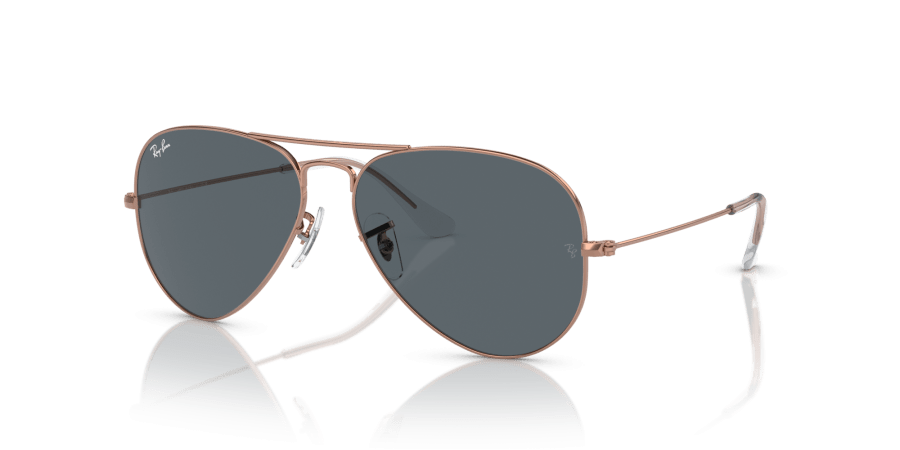 Ray-Ban - RB3025 - Aviator large metal - 9202R5 - Oro rosé