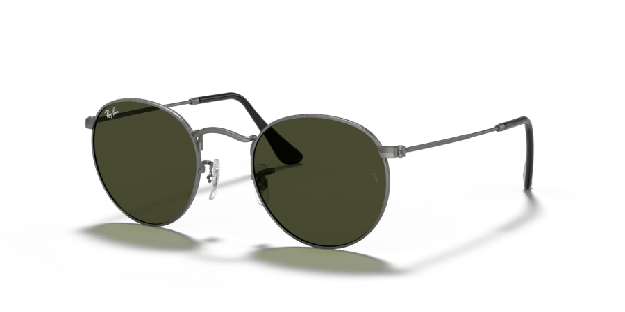 Ray-Ban - RB3447 - Round metal - 029 - Gunmetal