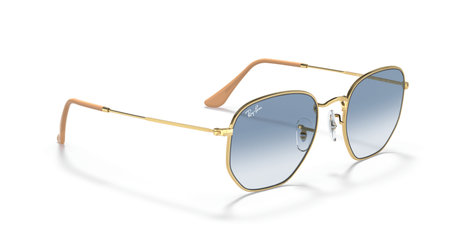 Ray-Ban - RB3548 - Hexagonal - 001/3F - Oro arista - immagine 3