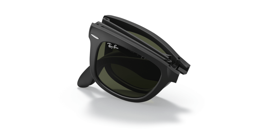 Ray-Ban - RB4105 - Folding wayfarer - 601S - Nero - immagine 8