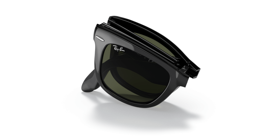 Ray-Ban - RB4105 - Folding wayfarer - 601 - Nero - immagine 7