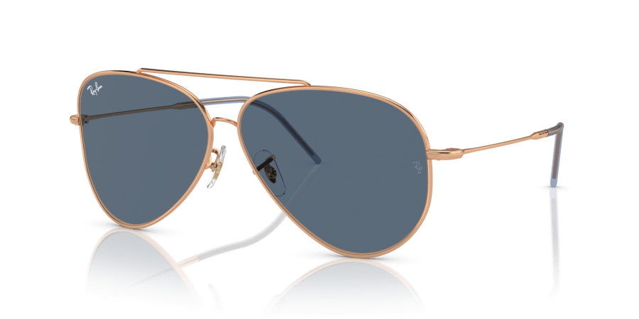 Ray-Ban - RBR0101S - Aviator reverse - 92023A - Oro rosé