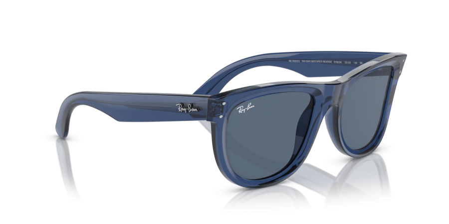 Ray-Ban - RBR0502S - Wayfarer reverse - 67083A - Blu navy trasparente - immagine 3