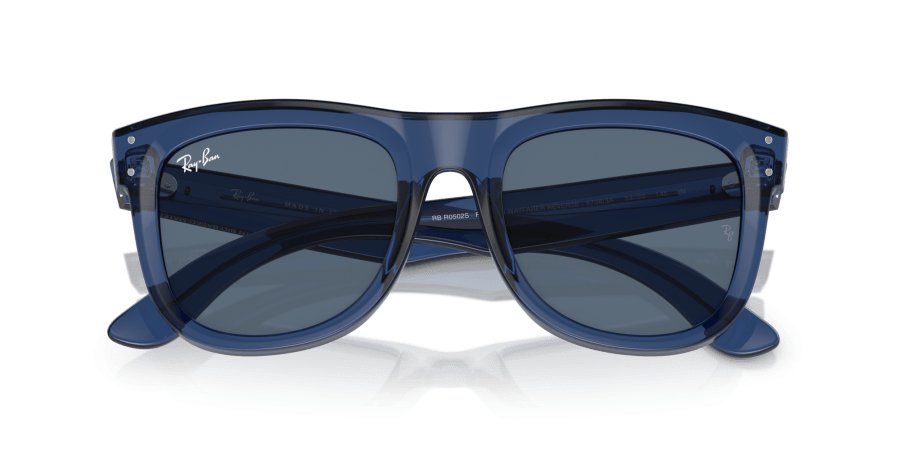 Ray-Ban - RBR0502S - Wayfarer reverse - 67083A - Blu navy trasparente - immagine 6