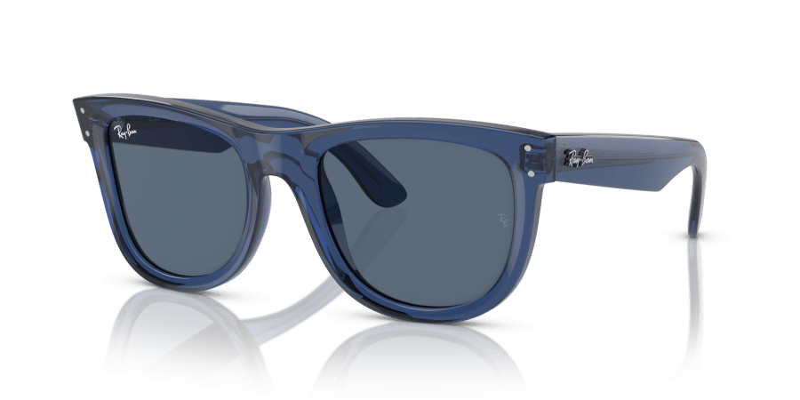 Ray-Ban - RBR0502S - Wayfarer reverse - 67083A - Blu navy trasparente