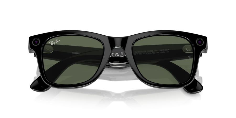 Ray-Ban - RW4006 - Wayfarer - 601/71 - Nero - META - immagine 6